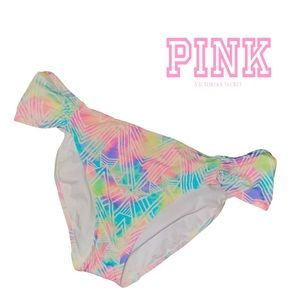 PINK Colourful Bikini Bottoms in M
